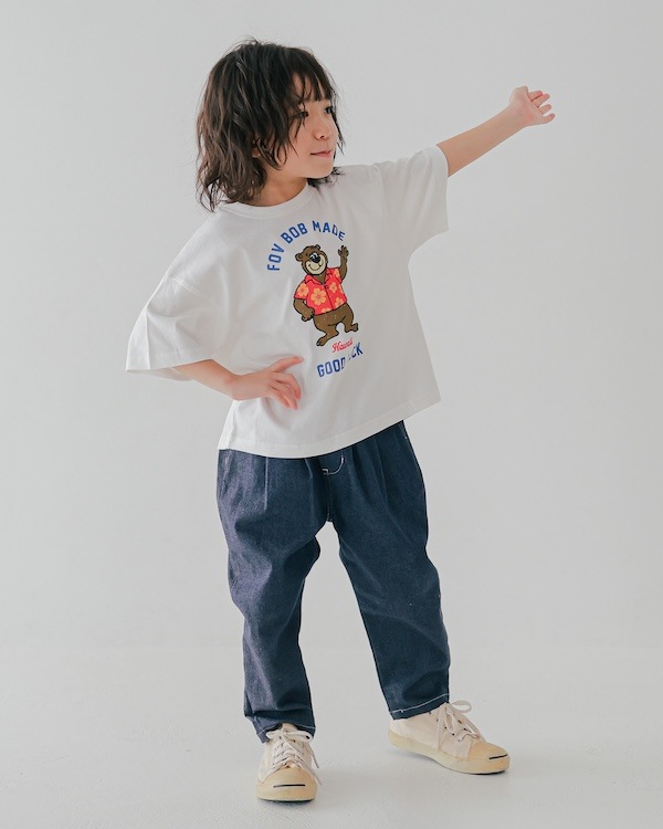 【フォブ】F/B BEAR Tシャツ / ホワイト