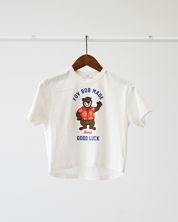 【フォブ】F/B BEAR Tシャツ / ホワイト