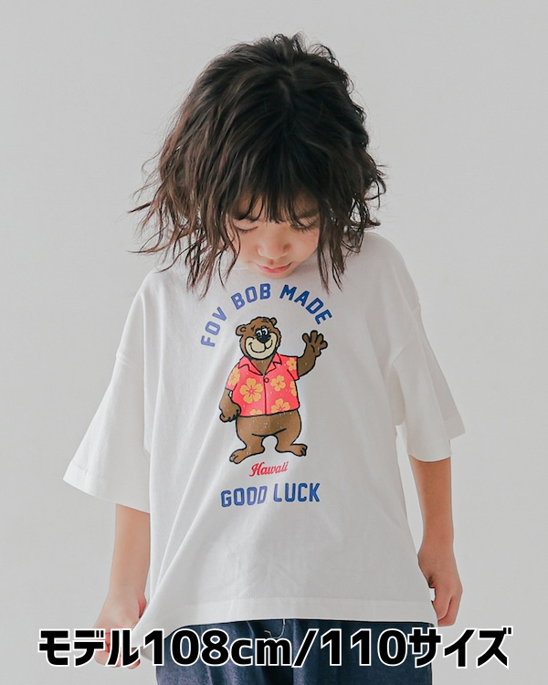 【フォブ】F/B BEAR Tシャツ / ホワイト