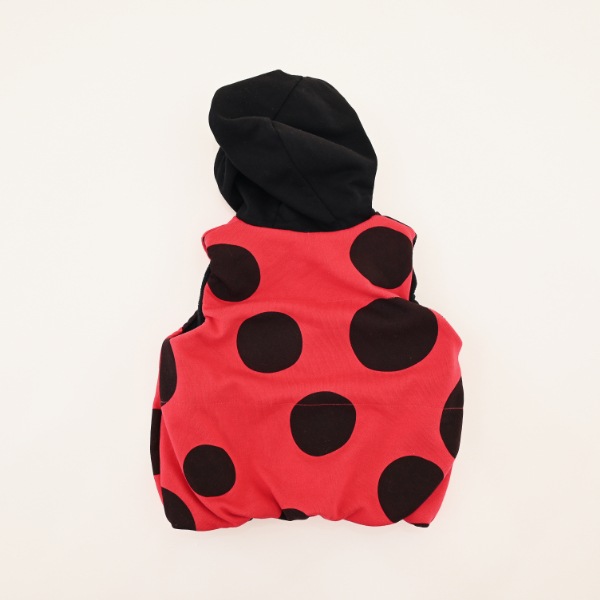 【25FW】てんとう虫 ベスト / レッド