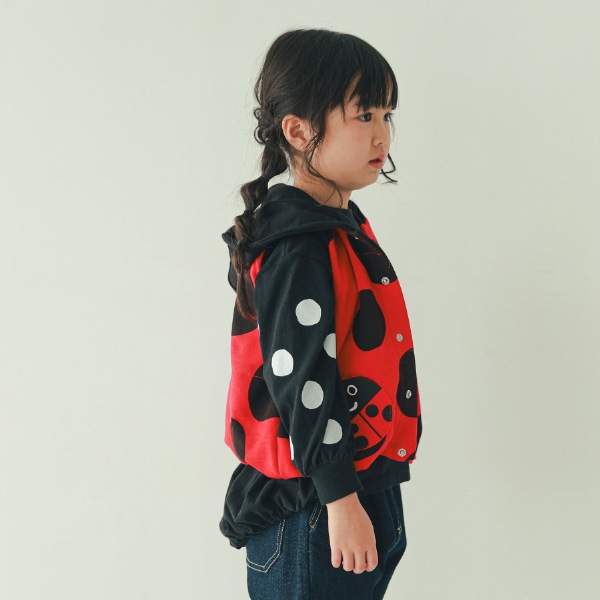 【25FW】てんとう虫 ベスト / レッド