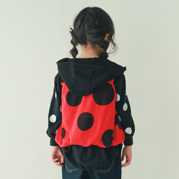 【25FW】てんとう虫 ベスト / レッド
