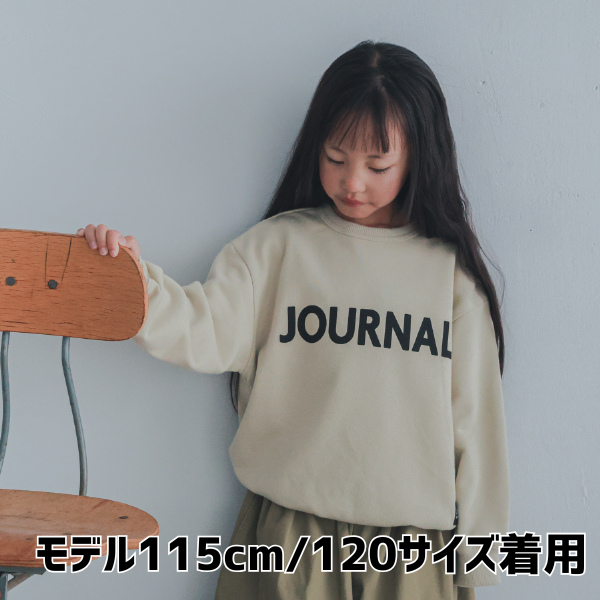 【25FW】JOURNAL トレーナー / サンド