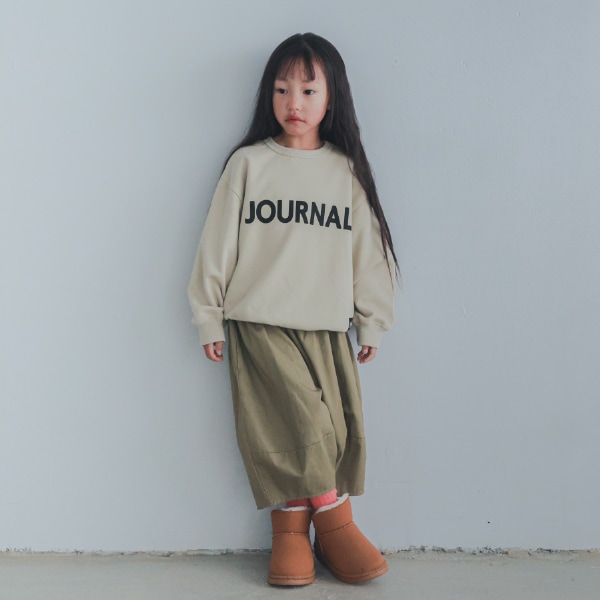 【25FW】JOURNAL トレーナー / サンド