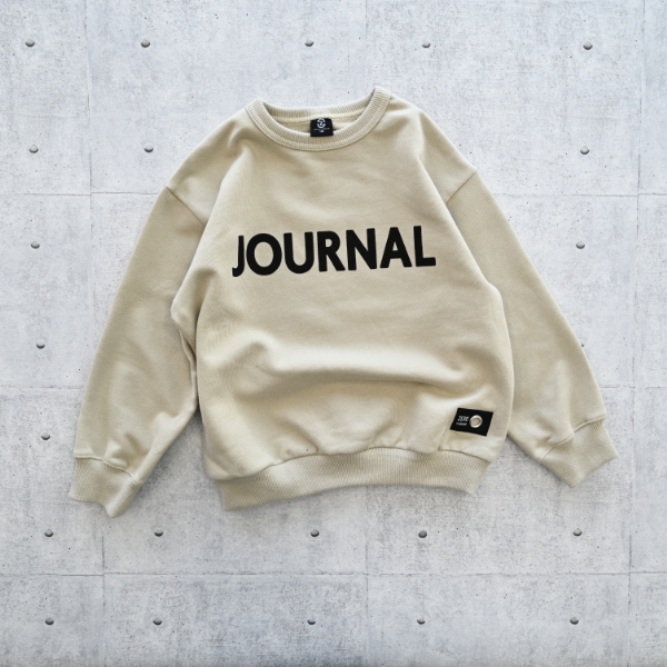 【25FW】JOURNAL トレーナー / サンド