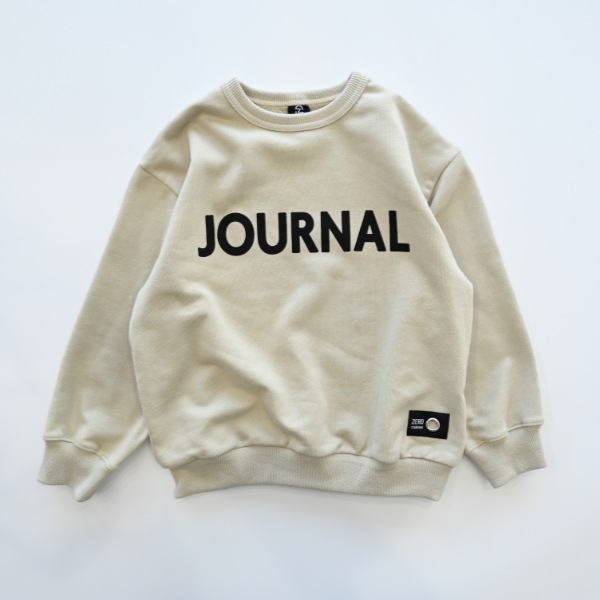 【25FW】JOURNAL トレーナー / サンド