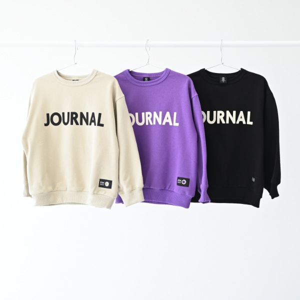 【25FW】JOURNAL トレーナー / サンド