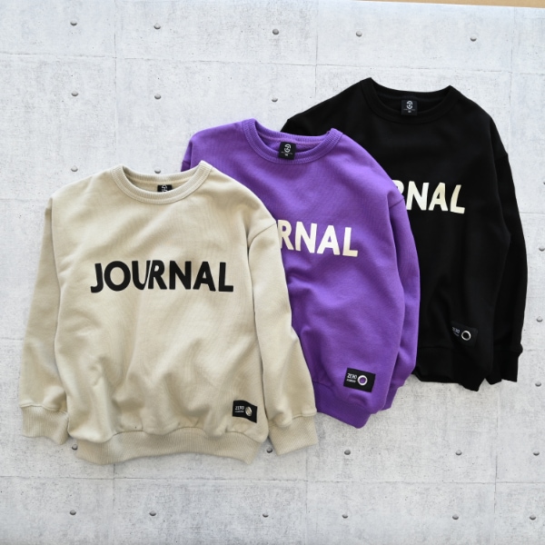 【25FW】JOURNAL トレーナー / サンド