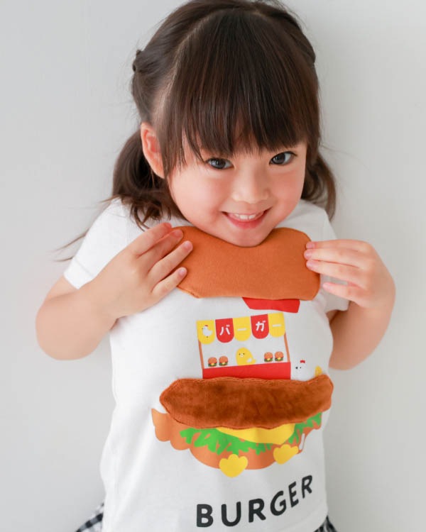 【26PS】チキンバーガーTシャツ / オフホワイト