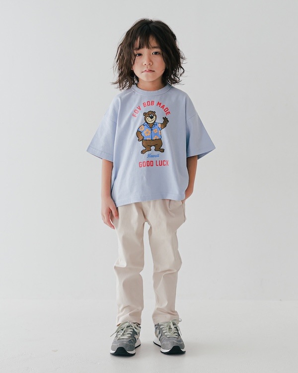 【フォブ】F/B BEAR Tシャツ / サックス
