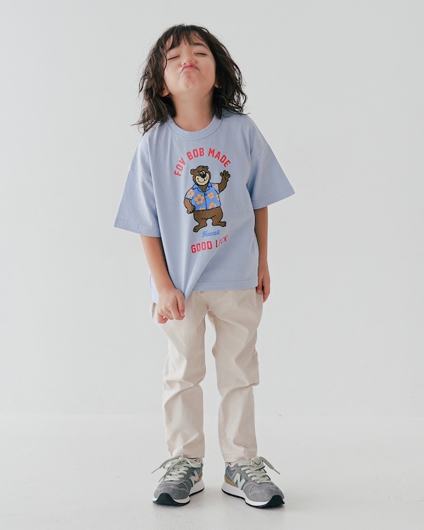 【フォブ】F/B BEAR Tシャツ / サックス