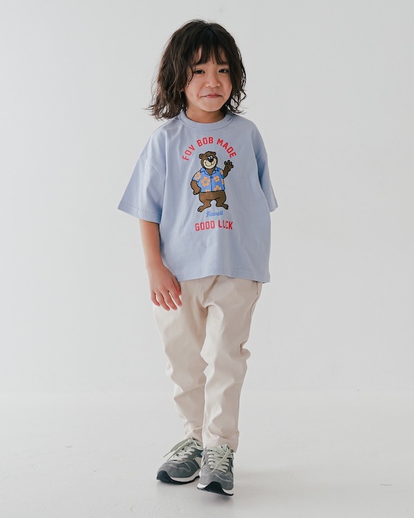 【フォブ】F/B BEAR Tシャツ / サックス