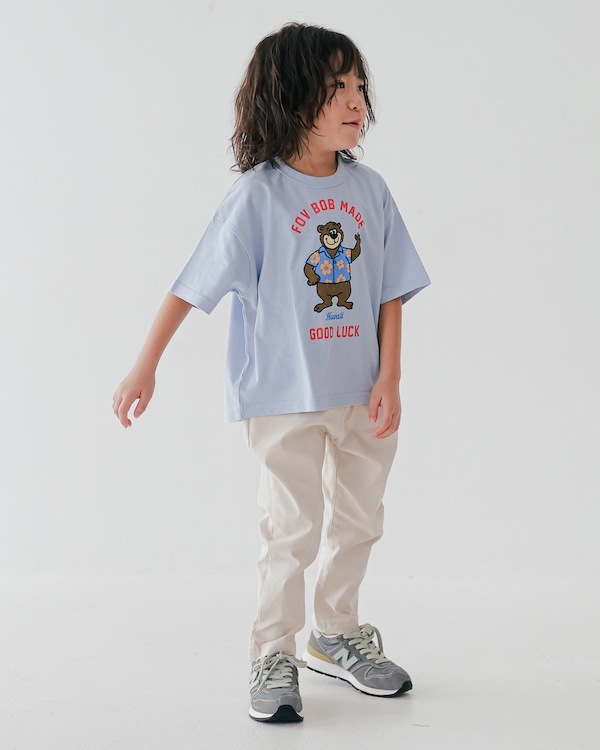 【フォブ】F/B BEAR Tシャツ / サックス
