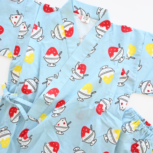 【定番】nicohrat 甚平 / サックス（2025年新カラー）