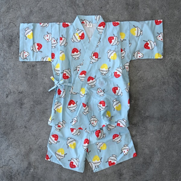 【定番】nicohrat 甚平 / サックス（2025年新カラー）