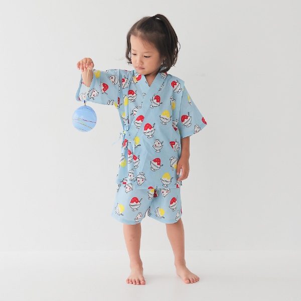 【定番】nicohrat 甚平 / サックス（2025年新カラー）