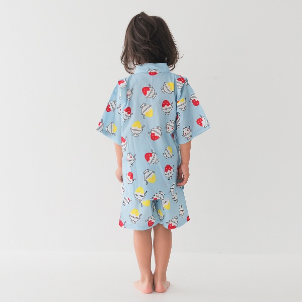 【定番】nicohrat 甚平 / サックス（2025年新カラー）