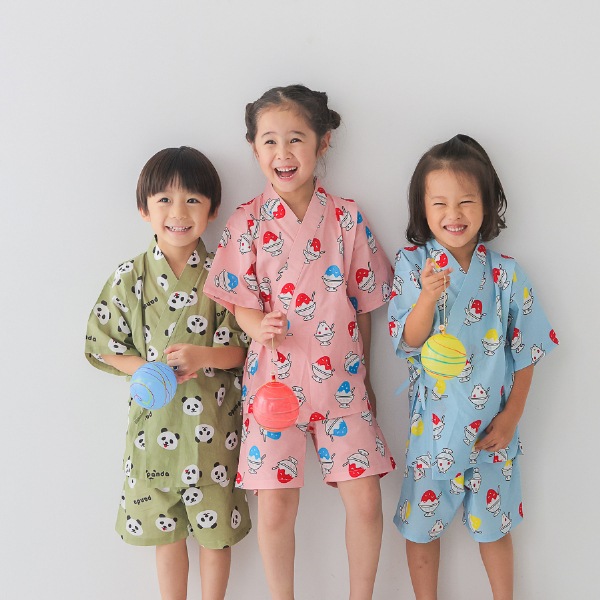 【定番】nicohrat 甚平 / サックス（2025年新カラー）