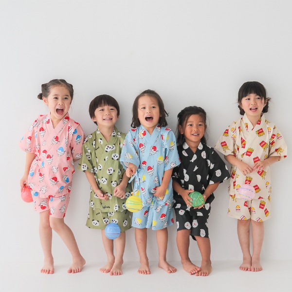 【定番】nicohrat 甚平 / サックス（2025年新カラー）