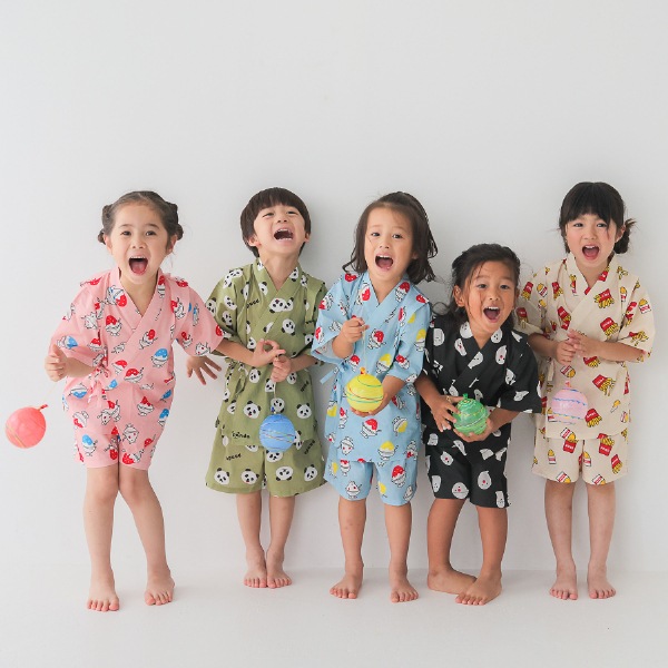 【定番】nicohrat 甚平 / サックス（2025年新カラー）