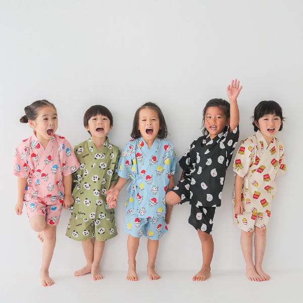 【定番】nicohrat 甚平 / サックス（2025年新カラー）