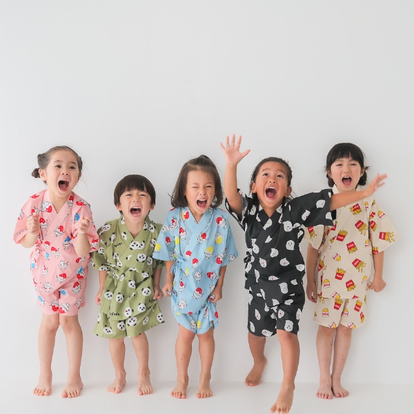 【定番】nicohrat 甚平 / サックス（2025年新カラー）