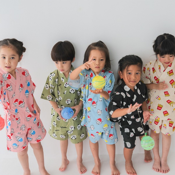 【定番】nicohrat 甚平 / サックス（2025年新カラー）