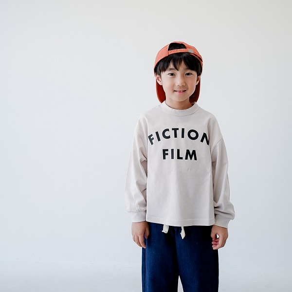 【25FW】FICTIONFILM L/S Tシャツ / サンド