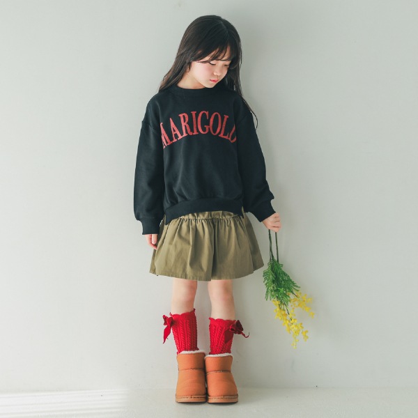 【25FW】MARIGOLD バルーントレーナー / ブラック