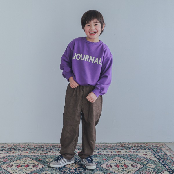 【25FW】JOURNAL トレーナー / パープル