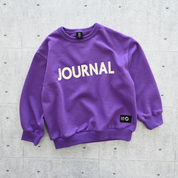 【25FW】JOURNAL トレーナー / パープル