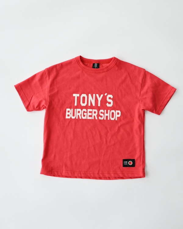 【26SS】TONY'S BURGER SHOP Tシャツ / レッド
