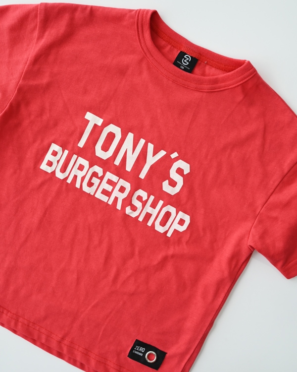 【26SS】TONY'S BURGER SHOP Tシャツ / レッド