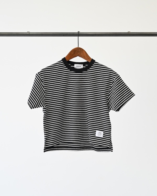 【ジェネレーター】ボーダーTシャツ / ブラック