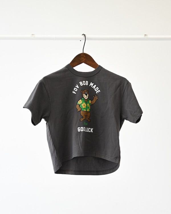 【フォブ】F/B BEAR Tシャツ / チャコールグレー