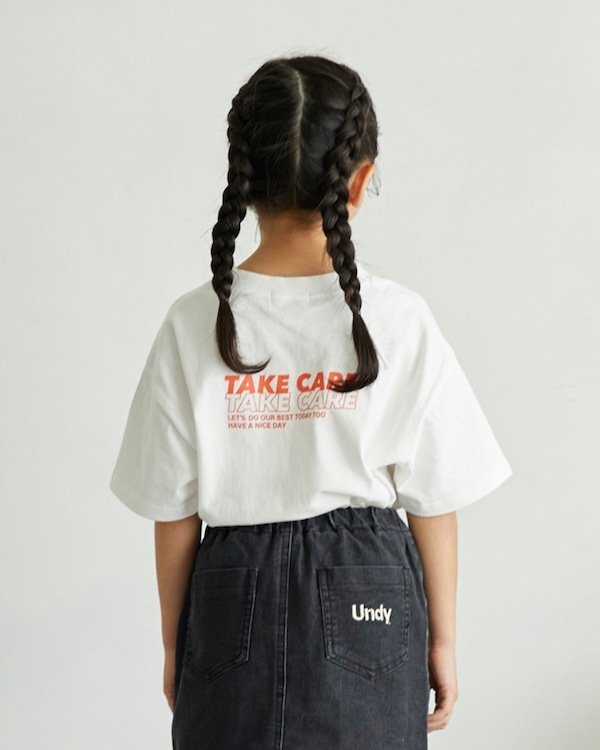【アンディニー】TAKE CARE Tシャツ / ホワイト