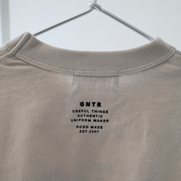【25FW】FICTIONFILM L/S Tシャツ / チャコールグレー
