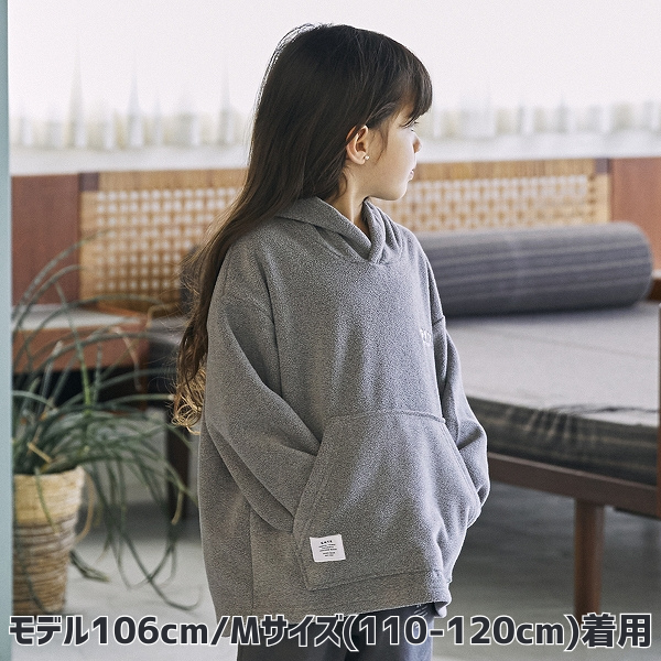 【25FW】フリースパーカー / 杢グレー