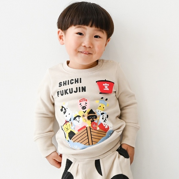 【25FW】七福神 トレーナー / アイボリー