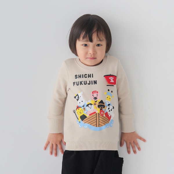 【25FW】七福神 トレーナー / アイボリー