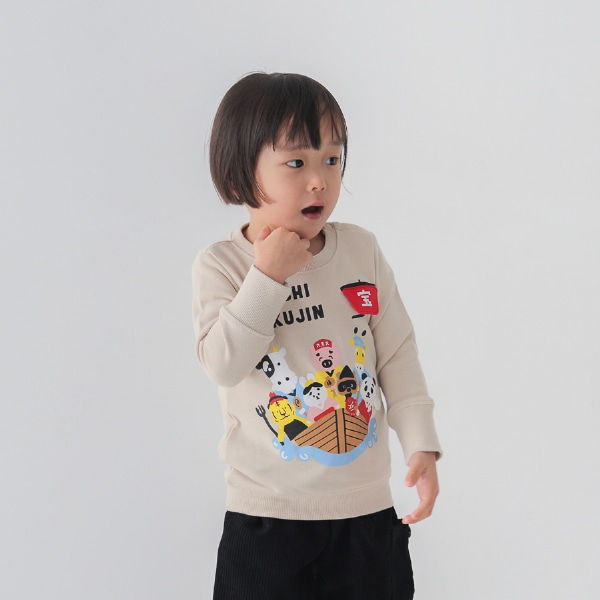 【25FW】七福神 トレーナー / アイボリー