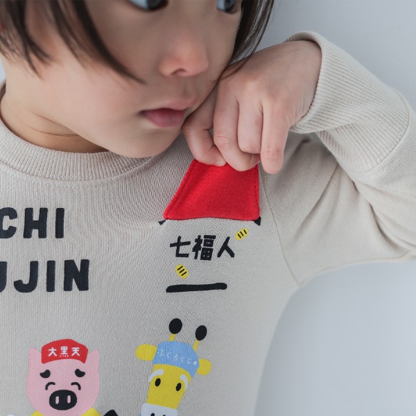 【25FW】七福神 トレーナー / アイボリー