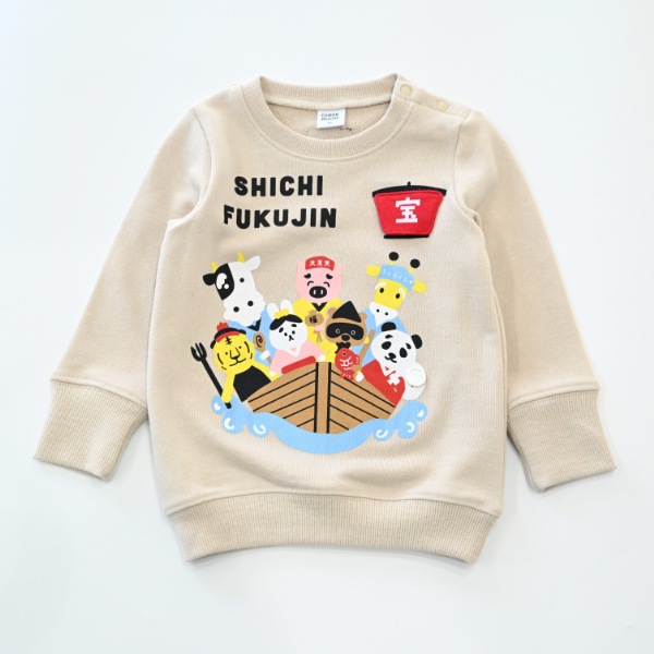 【25FW】七福神 トレーナー / アイボリー