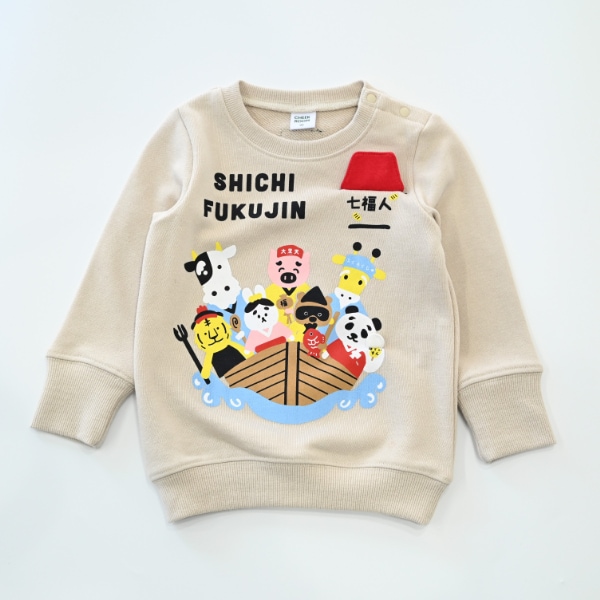 【25FW】七福神 トレーナー / アイボリー