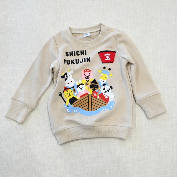 【25FW】七福神 トレーナー / アイボリー