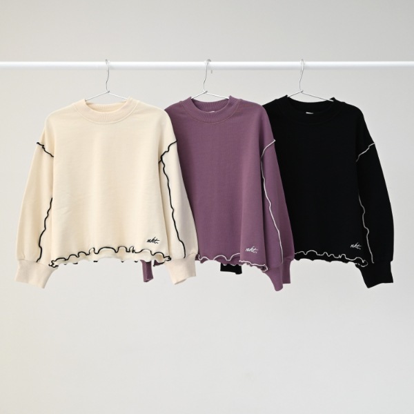 【25FW】メロー トレーナー / アイボリー