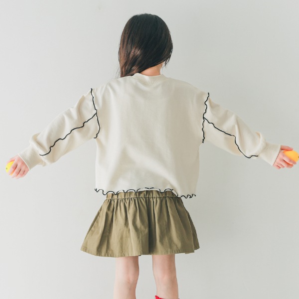 【25FW】メロー トレーナー / アイボリー