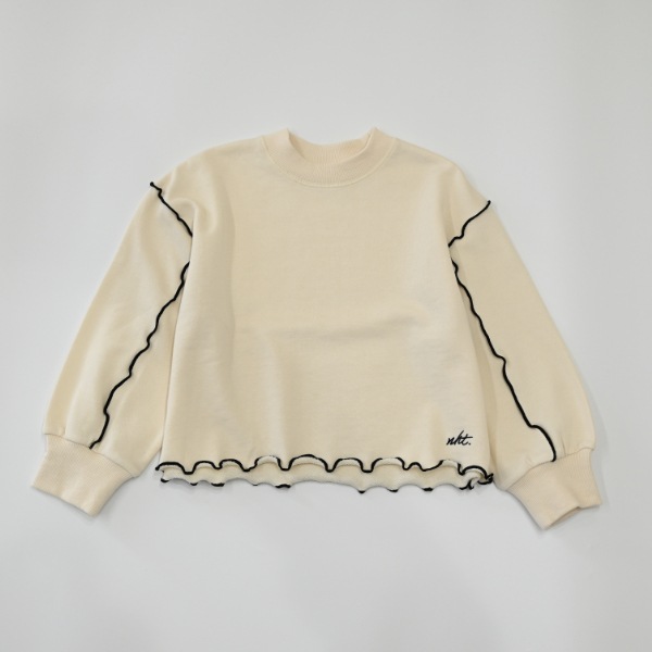 【25FW】メロー トレーナー / アイボリー