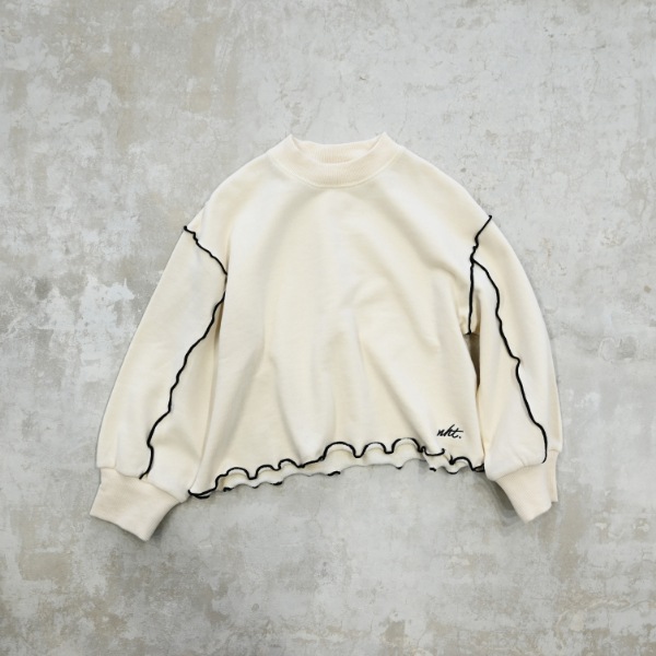 【25FW】メロー トレーナー / アイボリー