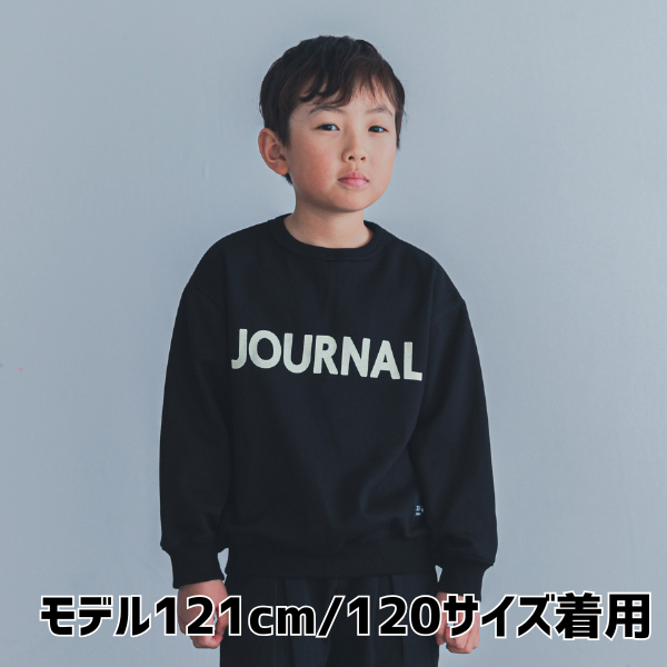 【25FW】JOURNAL トレーナー / ブラック